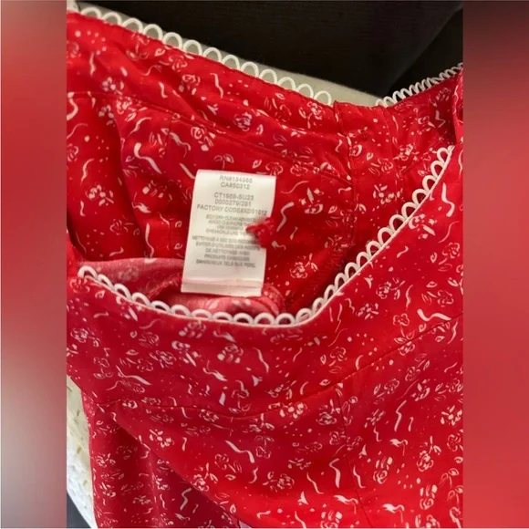 For Love and Lemons Chianti top and barbera midi skirt set pink XS - Picture 10 of 12